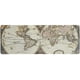 thumbnail image 1 of Alfombrilla de ratón grande ABPHQTO Mapa antiguo del mundo estilo Vintage extra extendida 30x80 cm, 1 of 3