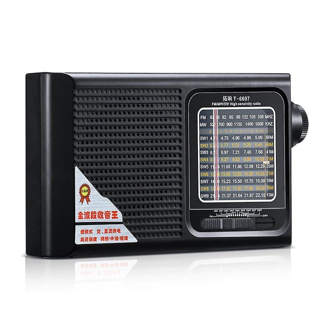 Radio de banda completa portátil de la vieja escuela, radiodifusión FM, semiconductores, mini mini mini vintage walkman