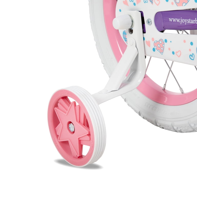 JOYSTAR Girls Bike 12 Inch with Training Wheels for 2-4 Years