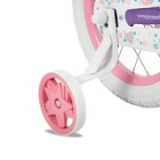 JOYSTAR Angel Girls Bike 14 Inch Kids Bike With Training Wheels for 3-5 Years Old Girls,Toddler Bicycle,Purple