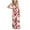 Pink, variant on Coerni Girls Long Dress Toddler Girl's Short Sleeve Floral Print Loose Casual Long Maxi Dress with Pockets 2To10 Years
