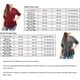 thumbnail image 4 of Tops de mujer Camisas de manga 3/4 con cuello en V Blusas de tallas grandes Top tipo túnica Fokelyi CZMR-ST266-15, 4 of 4