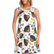 thumbnail image 1 of Balery Rottweiler Vestidos de verano para mujer con estampado: vestido holgado sin mangas, vestido playero informal y cómodo para días calurosos., 1 of 7