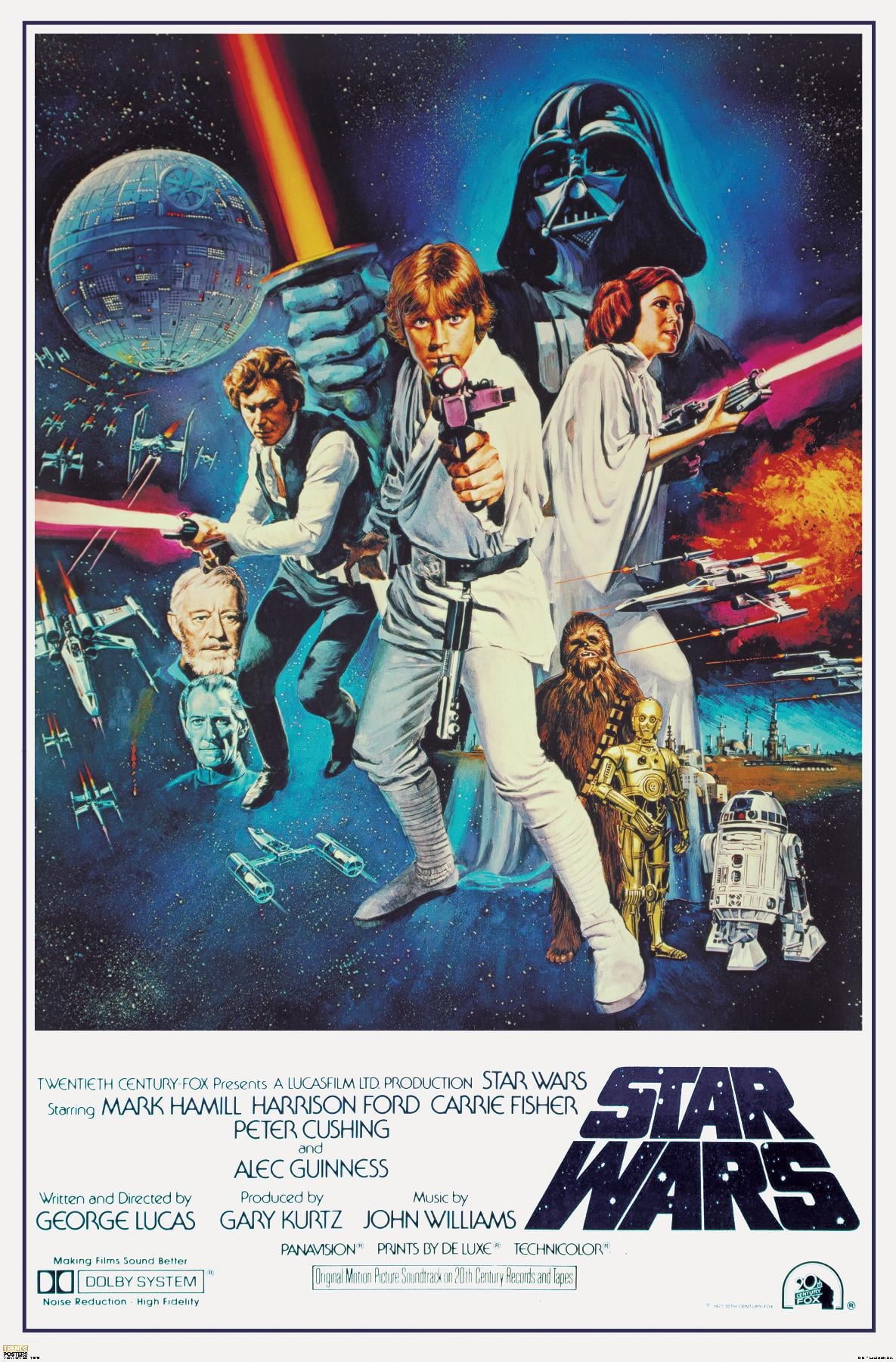 スターウォーズ　STAR WARS　ポスター Star Wars: A New Hope - One Sheet (No Billing Block) Wall Poster