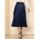 thumbnail image 2 of Falda Midi plisada Allegra K de Fiesta Azul oscuro S, 2 of 6