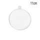 thumbnail image 2 of Christmas Transparent Ball Plastic Clear Flat Bauble Photo DIY Ornament Wedding Garden Tree Hanging Party Gift Box Decoration, 2 of 5