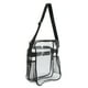 thumbnail image 3 of Bolsa de estadio transparente bolsa de mensajero transparente con diseño de cremallera impermeable portátil visible para viajes de compras Anggrek Otros, 3 of 8