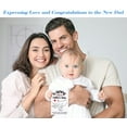 thumbnail image 2 of WaaHome First Fathers Day Card - Happy First Father's Day Gifts Card with Envelope First Time Dad Fathers Day Gift for New Dad from Wife Baby Girl Boy, 2 of 7