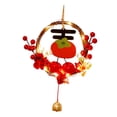 thumbnail image 4 of Corona de Año Nuevo Chino con Luces, Decoración del Año de la Serpiente, Colgante Artificial Estilo E, 4 of 9
