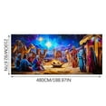 thumbnail image 3 of Bannière de Garage Bannière de Noël Bleue Personnalité, 3 of 3