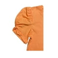 thumbnail image 3 of Vince Camuto Women's Short Puff Sleeve Ribbed Crewneck Top (Tangerine, XS), 3 of 4