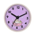 thumbnail image 4 of DimyFew Wall Clock Waterproof Bathroom Clock Small Digital Round Clock with Suction Cup Anti Fog Feature for Quick Mounting Suitable for Restroom Bedroom White, 4 of 8