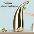 thumbnail image 3 of Soap Dispenser Automatic, Touchless Liquid Soap Dispenser, with Infrared Motion Sensor, Gold, 300ml/11oz, 3 of 4