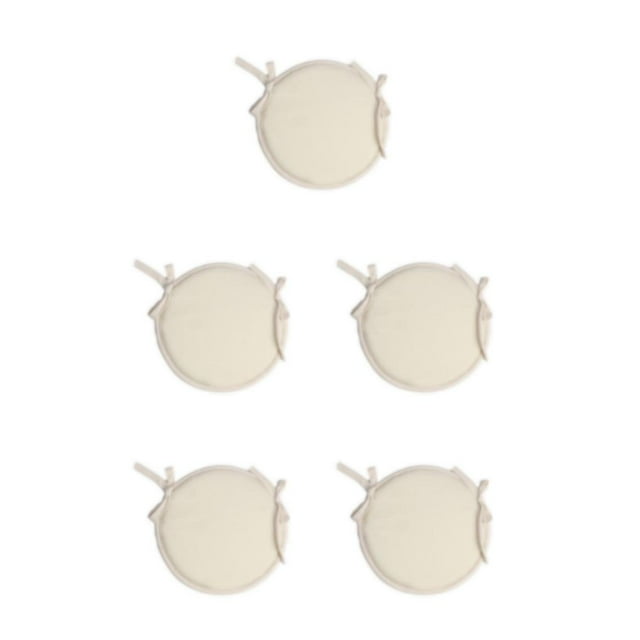 Guardoinrt 1/2/3/5 Indulge In Comfort And Durability Of Round Chair Cushion Soft And Comfortable beige 5PCS