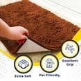thumbnail image 2 of Muddy Mat® AS-SEEN-ON-TV Tapete para puerta y alfombra para mascotas de microfibra altamente absorbente, área lavable gruesa antideslizante y tapete de baño de chenilla suave para cocina, baño, dormit, 2 of 5