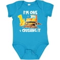 thumbnail image 3 of Inktastic I'm 1 and Crushing It Construction 1st Birthday Boys or Girls Baby Bodysuit, 3 of 5