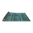 thumbnail image 2 of Ahgly Company Indoor Square Southwestern Light Blue Country Area Rugs, 3' Square, 2 of 4