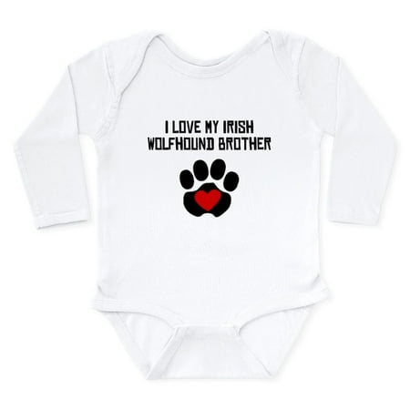 

CafePress - I Love My Irish Wolfhound Brother Body Suit - Long Sleeve Infant Bodysuit
