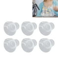 thumbnail image 1 of 6Pcs Liquid Silicone Flange Inserts,Compatible With 24mm Chest ,Flanges,Using With Wearable Milkpump, 1 of 8