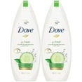 thumbnail image 6 of Dove Go Fresh Body Wash, Cool Moisture, Cucumber & Green Tea 12 oz - (Pack of 2), 6 of 7