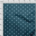 thumbnail image 3 of oneOone Polyester Spandex Dark Teal Blue Fabric Asian Block Print Craft Projects Decor Fabric Printed By The Yard 56 Inch Wide, 3 of 4
