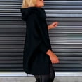 thumbnail image 4 of DAFPZW Womens Oversized Knit Poncho with Zipper Front Faux Fur Trim Hood Coat Long Sleeve Loose Fit Outerwear Jacket Fashion Clothes, 4 of 8
