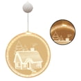 thumbnail image 2 of 3D Hanging Light LED String Lamp Lighting Decoration Christmas Light for Home Bedroom Room Merry Christmas 2, 2 of 10