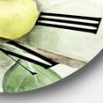 thumbnail image 3 of Designart 'Vintage Green Appels' Farmhouse Wall Clock, 3 of 5