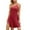 Red, variant on Babysbule Jumpsuit for Women Women's Fashion Solid Single Shoulder Strap Sleeveless Jumpsuit Shorts Pants