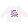 thumbnail image 3 of Inktastic Mommys Little Firecracker with Rocket and Fireworks Boys or Girls Long Sleeve Toddler T-Shirt, 3 of 5