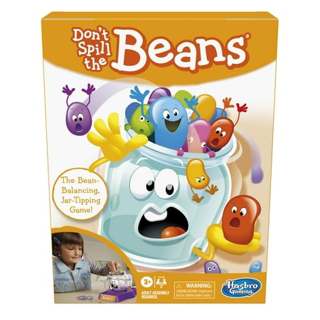 Don't Spill the Beans Game for Kids, Easy and Fun Preschool Games for 2 Players