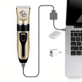 thumbnail image 4 of Eléctrico Clipper para Perros y Gatos,Rasuradora para Perros USB Recargable Multifuncional con Peine Ajustable, Cortadoras de Pelo para Mascotas para Pelo Rizado y Largo, Bajo Ruido y Vibración, 4 of 10