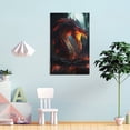 thumbnail image 4 of Norse Mythology Nidhogg Dragon Poster Room Aesthetic Poster Print Art Wall Painting Canvas Posters Gifts Modern Bedroom Decor 16x24inch(40x60cm), 4 of 6