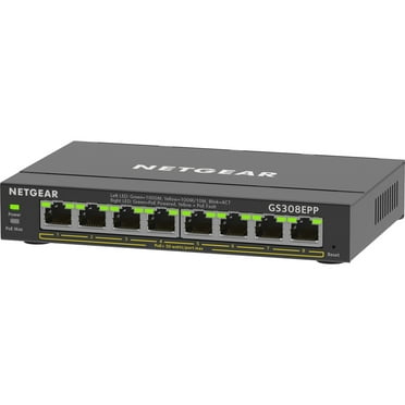 Netgear 8-Port Gigabit Ethernet PoE  Smart Managed Plus Switch