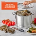 thumbnail image 2 of 52 Qt Tamale Steamer Vaporera Stock Pot Premium Aluminum Tamalera 13 Gallons By Smart Cook 2 of 10