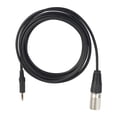 thumbnail image 2 of Estéreo de 3,5 mm (1/8 de pulgada) estéreo a cable XLR, negro Sunnimix Cable de micrófono XLR de 3 clavijas, 2 of 8