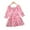 Rose Pink, variant on Esaierr Kids Toddler Baby Girl Spring Fall Dress, ,Little Girls Long Sleeve Dress,toddler Leisure Dress