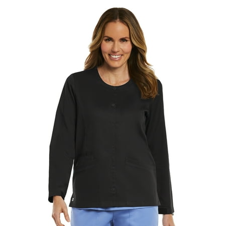 

Maevn MATRIX Women s Round Neck Snap Jacket [XS - 3XL FREE SHIPPING]