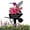 Bird-Pink, variant on Personalized Humming Bird Flowers Garden Sign, Custom Metal Garden Signs for Outside, Custom Colorful Bird Garden Decor Art Yard Signs with Stakes, Custom Metal Name Sign Gift for Gardeners(10inches)