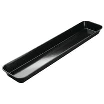 HUBERT® Black Fiberglass Merchandising Tray - 30" L x 6 3/4" W x 2" H