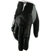 100% Simi Full Finger Glove, Black, LG