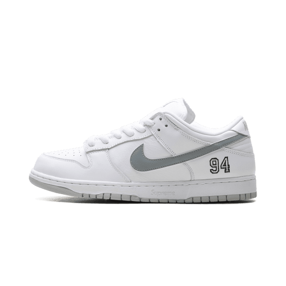 NIKE MENS SB Dunk Low "Supreme - White" HQ8487 100 HQ8487 100 from Stadium Goods