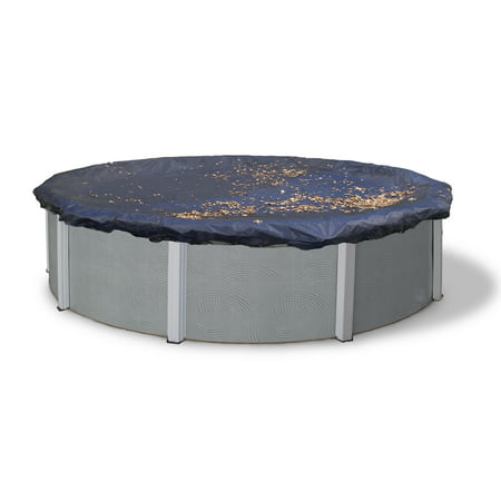 Blue Wave Round Leaf Net Above Ground Pool Cover (Best Way To Cover A Black Eye)