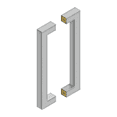 thumbnail image 2 of Deltana SSPBB1210U32D 12" Back to Back Contemporary Pull Satin Stainless Steel Finish, 2 of 2