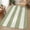 Green, variant on Sage Green Stripes Bathroom Rugs Non Slip Washable Bath Mat Absorbent Front Door Mat Geometric Horizon Lines Modern Simple Art Indoor Doormat for Kitchen Entryway Shower Decor Accessories 15.7"x23.6"