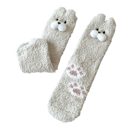 

Skeleton Thigh Highs Couple Jackets Womens Cute Fashion Warm Coral Velvet Socks Children s Warm Warm Medium Tube Socks In Winter above Knee Socks for Women
