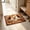 #3, variant on Kumdkdwn 23.62" Polyester Fleece Floor Mat - Canine Motif Accent Rug with Non-Slip Base, Low-Profile Textile for Transitional Thresholds & Ablution Chambers