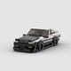 thumbnail image 4 of 313 Pieces AE86 Initial Cars D Moc Speed Champions Racer City Sports Vehicle Building Blocks, 4 of 5