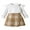 White, variant on Bagilaanoe 2Pcs Little Girls Fall Clothes Toddler Long Sleeve Ruffle Tops   Plaid Skirt 18M 24M 3T 4T 5T 6T Kids Casual Skirt Set