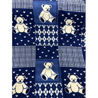 Triple Textile 58 in Plaid Sewing & Craft Fabric By The Yard, Blue